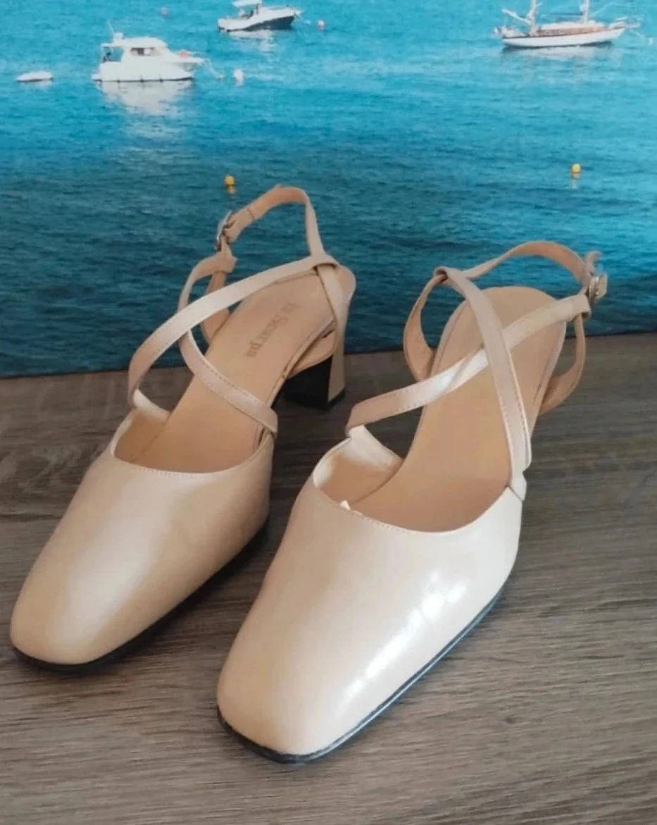 Sapatos de salto, creme, La Scarpa, P38 1/2 – photo 2